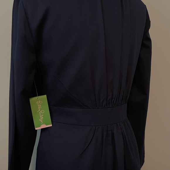 💙 NWT LILLY PULITZER Kelli Coat - Navy - 14 - Picture 7 of 10